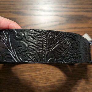 Anthropologie Emerson Belt in Black/Silver
